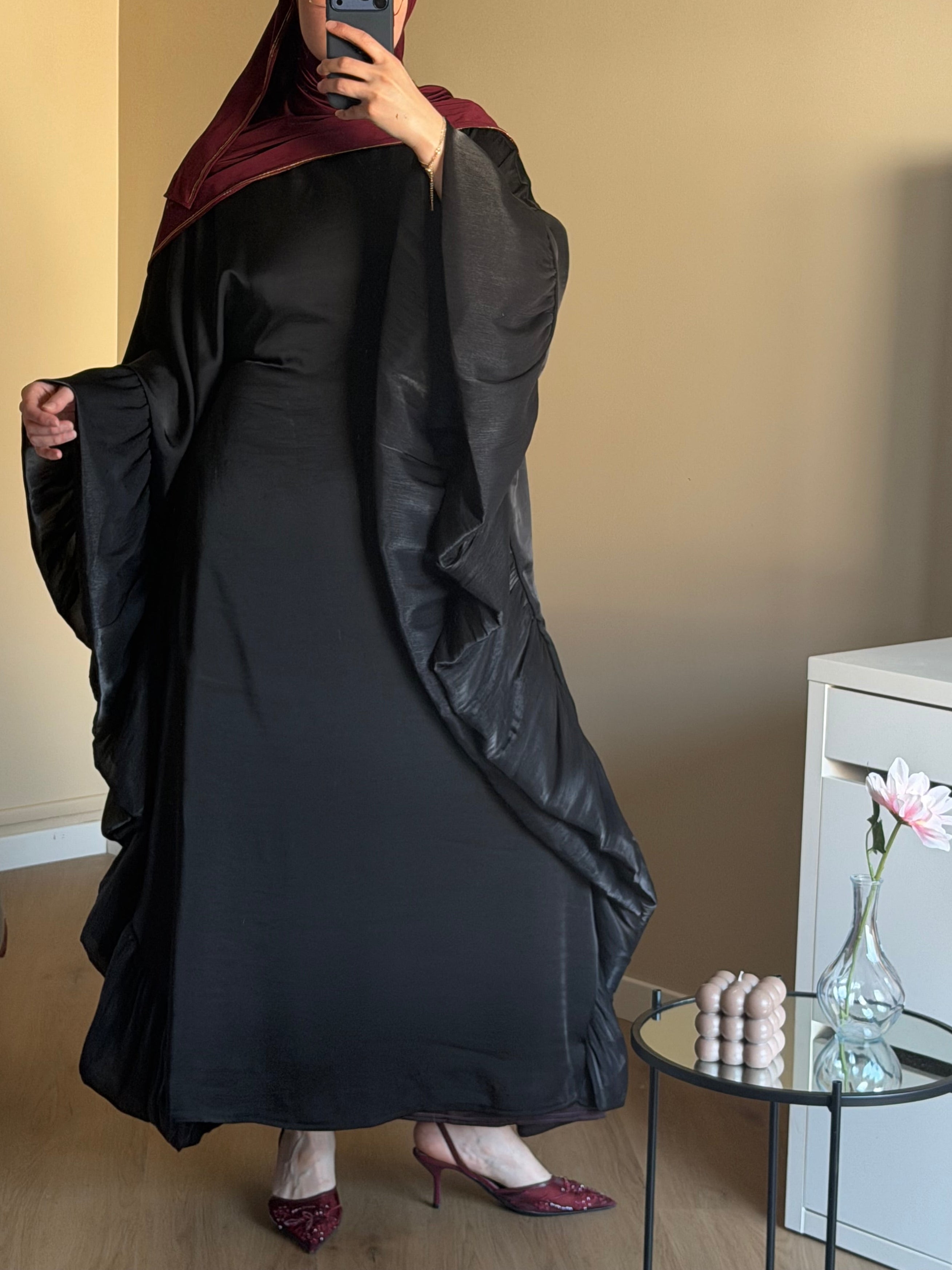Robe manches bouffantes