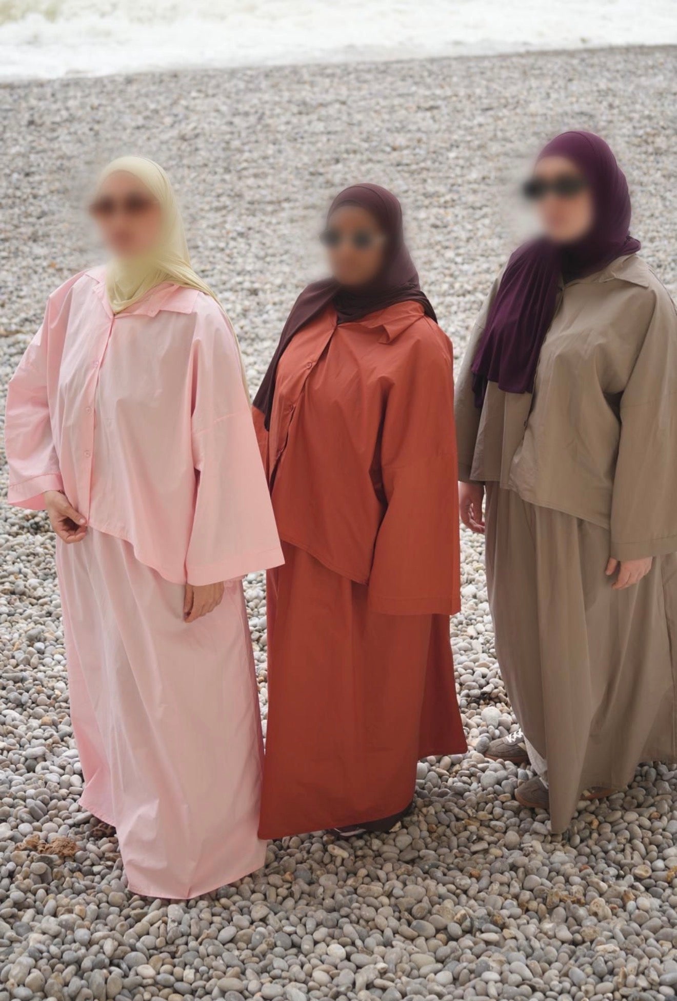 Ensemble Nun rose pastel