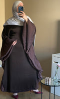 Robe manches bouffantes